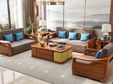 Mẫu Sofa gỗ 021