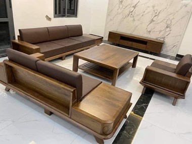 Mẫu Sofa gỗ 010