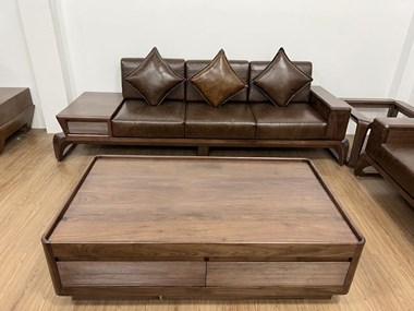 Mẫu Sofa gỗ 015